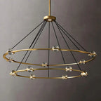Nova Round Modern Chandelier by Bling Lighting Studio