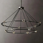 Nova Round Modern Chandelier by Bling Lighting Studio