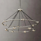 Nova Round Modern Chandelier by Bling Lighting Studio