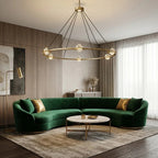Nova Round Modern Chandelier by Bling Lighting Studio