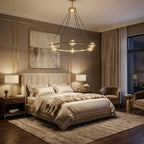 Nova Round Modern Chandelier by Bling Lighting Studio