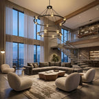 Nova Round Modern Chandelier by Bling Lighting Studio