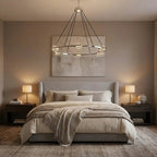 Nova Round Modern Chandelier by Bling Lighting Studio