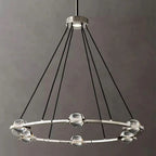 Nova Round Modern Chandelier by Bling Lighting Studio