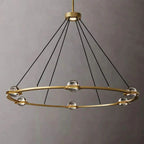 Nova Round Modern Chandelier by Bling Lighting Studio