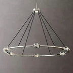 Nova Round Modern Chandelier by Bling Lighting Studio