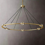Nova Round Modern Chandelier by Bling Lighting Studio