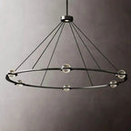 Nova Round Modern Chandelier by Bling Lighting Studio