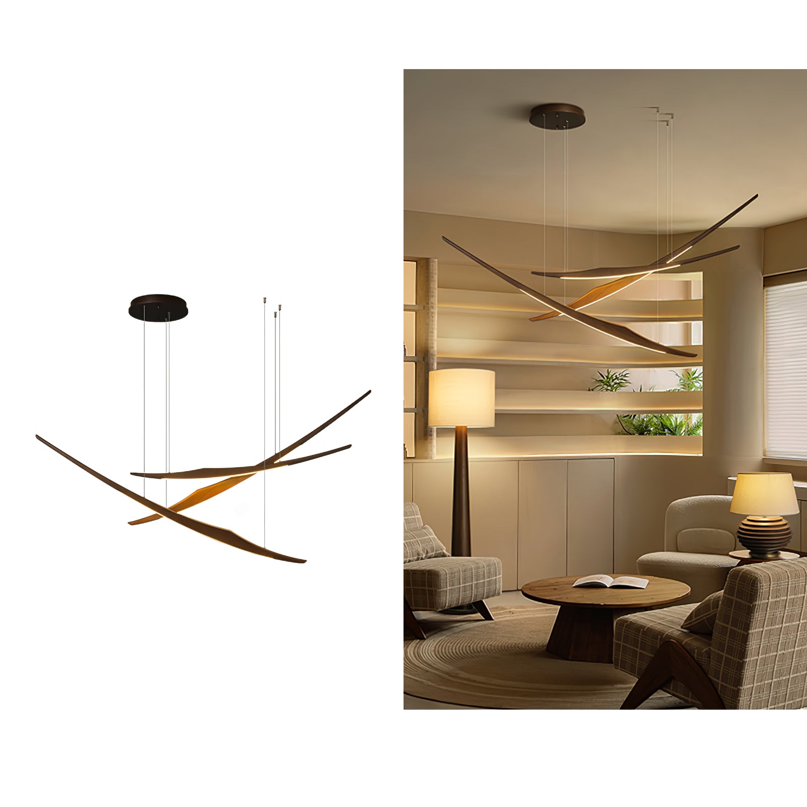 Skytrace Pendant Light by Bling Lighting Studio