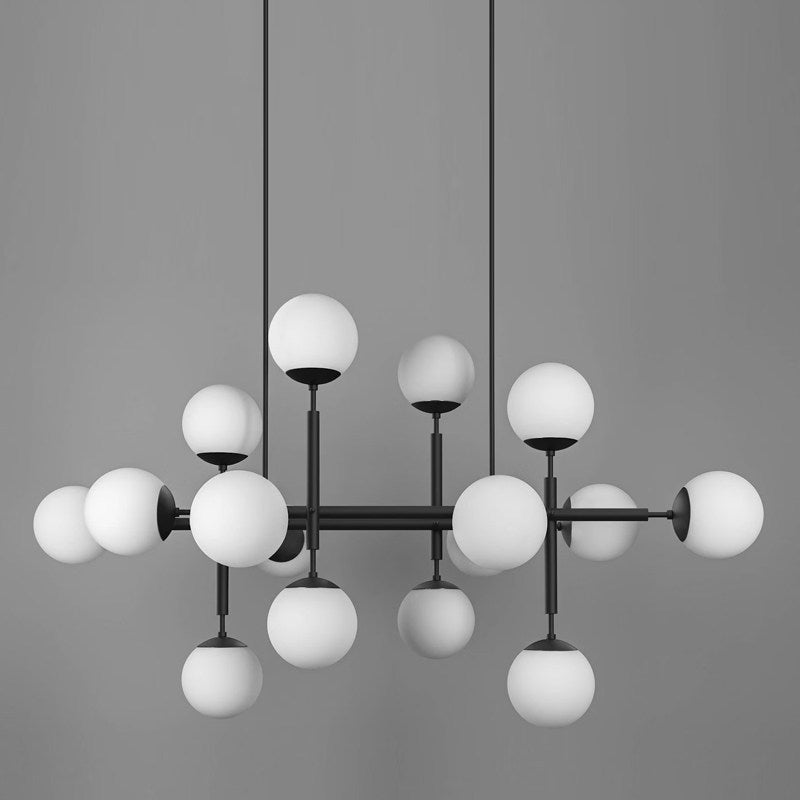 Orbelis Globe Chandelier by Bling Lighting Studio