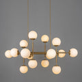 Orbelis Globe Chandelier by Bling Lighting Studio