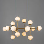 Orbelis Globe Chandelier by Bling Lighting Studio