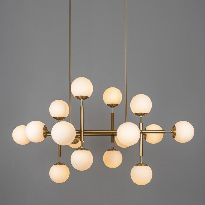 Orbelis Globe Chandelier by Bling Lighting Studio