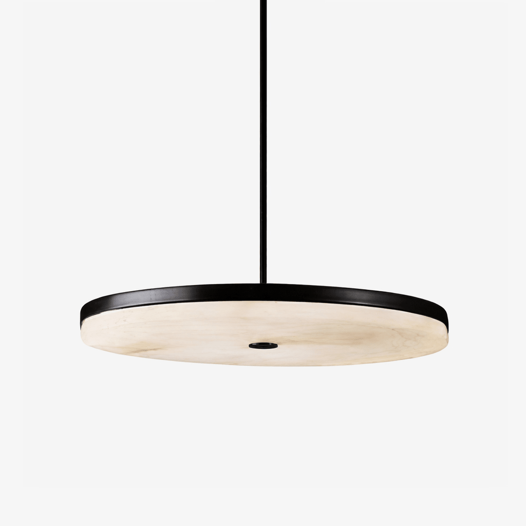 Orbis Alabaster Pendant Light by Bling Lighting Studio