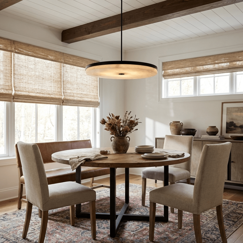 Orbis Alabaster Pendant Light by Bling Lighting Studio