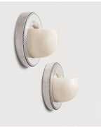 Orbit Pearl Alabaster Wall Light by Bling Lighting Studio