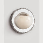 Orbit Pearl Alabaster Wall Light by Bling Lighting Studio