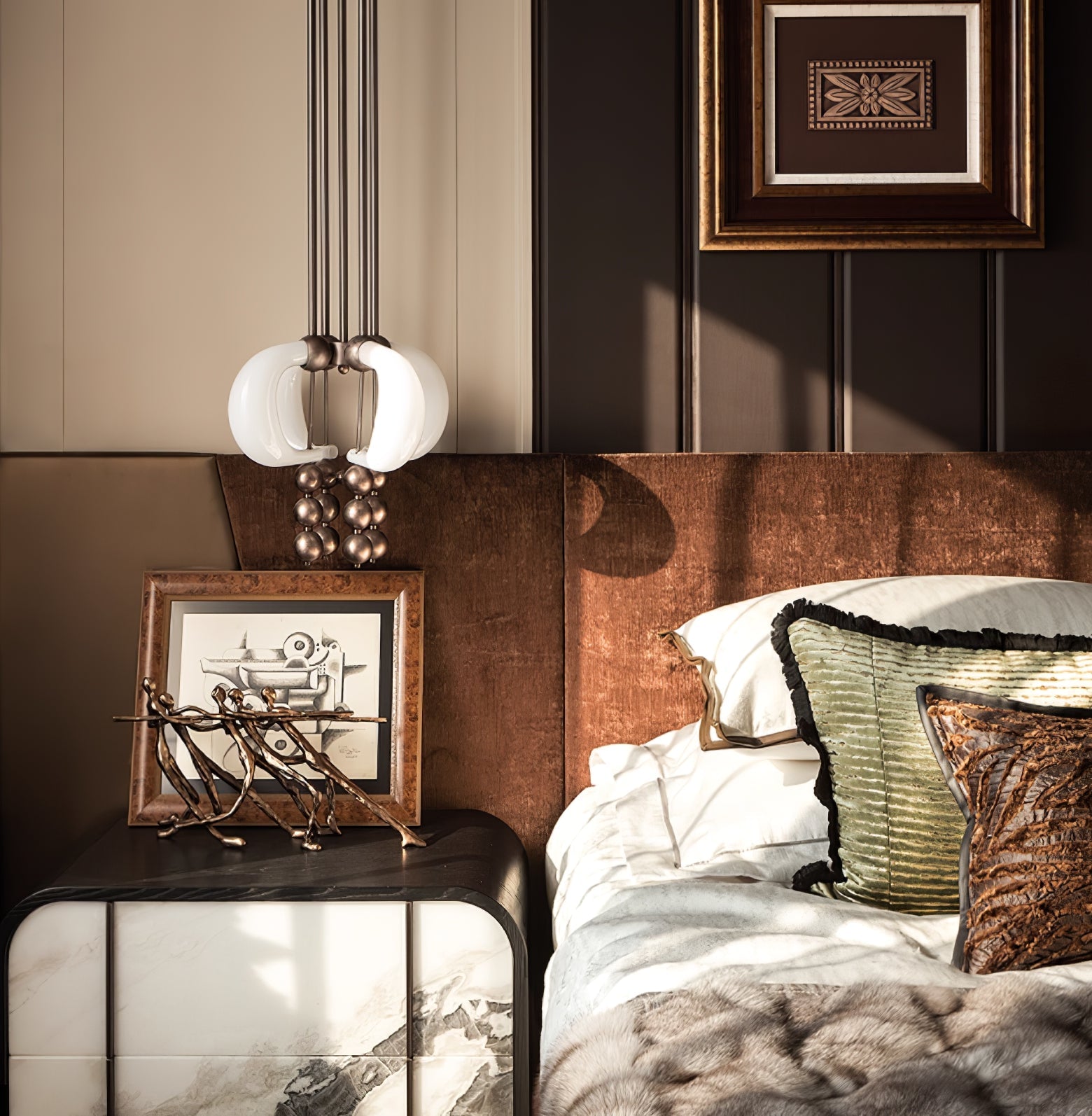 Orbitaler Pendant Light by Bling Lighting Studio