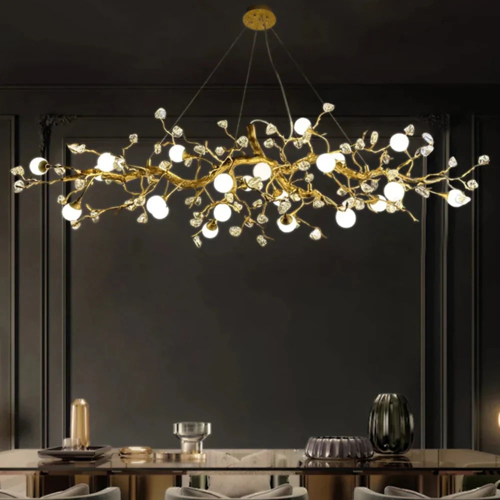 Grio Branch Linear Chandelier by Bling Lighting Studio
