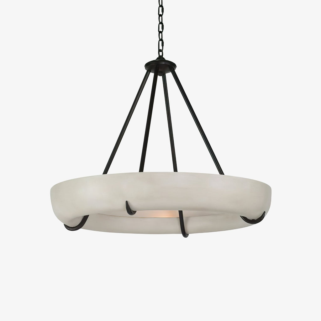 Orion Alabaster Chandelier by Bling Lighting Studio