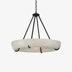 Orion Alabaster Chandelier by Bling Lighting Studio