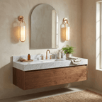 Oval Capsule Glass Wall Sconce by Bling Lighting Studio