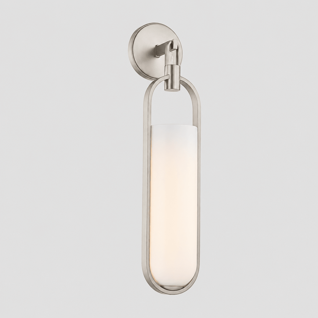 Oval Capsule Glass Wall Sconce by Bling Lighting Studio