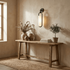 Oval Capsule Glass Wall Sconce by Bling Lighting Studio