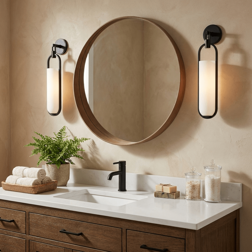 Oval Capsule Glass Wall Sconce by Bling Lighting Studio