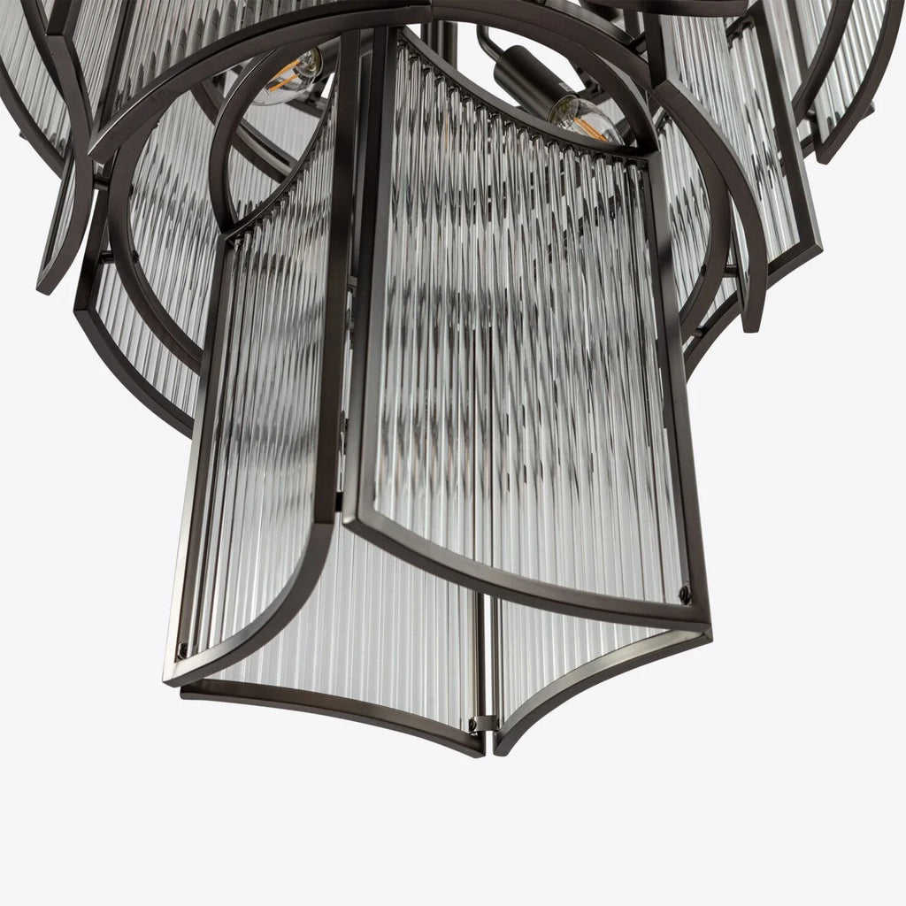 Brass Monte Carlo Grande Chandelier 26.8"