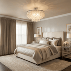 Pearl Shell Ceiling Lamp by Bling Lighting Studio