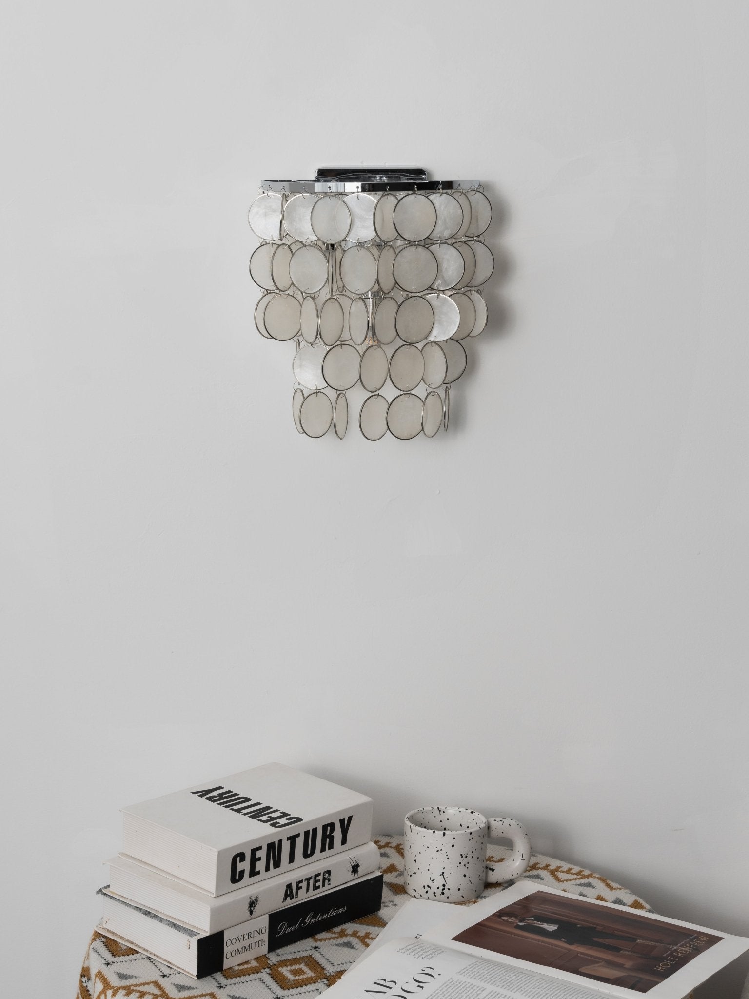Pearl Shell Wall Lamp by Bling Lighting Studio