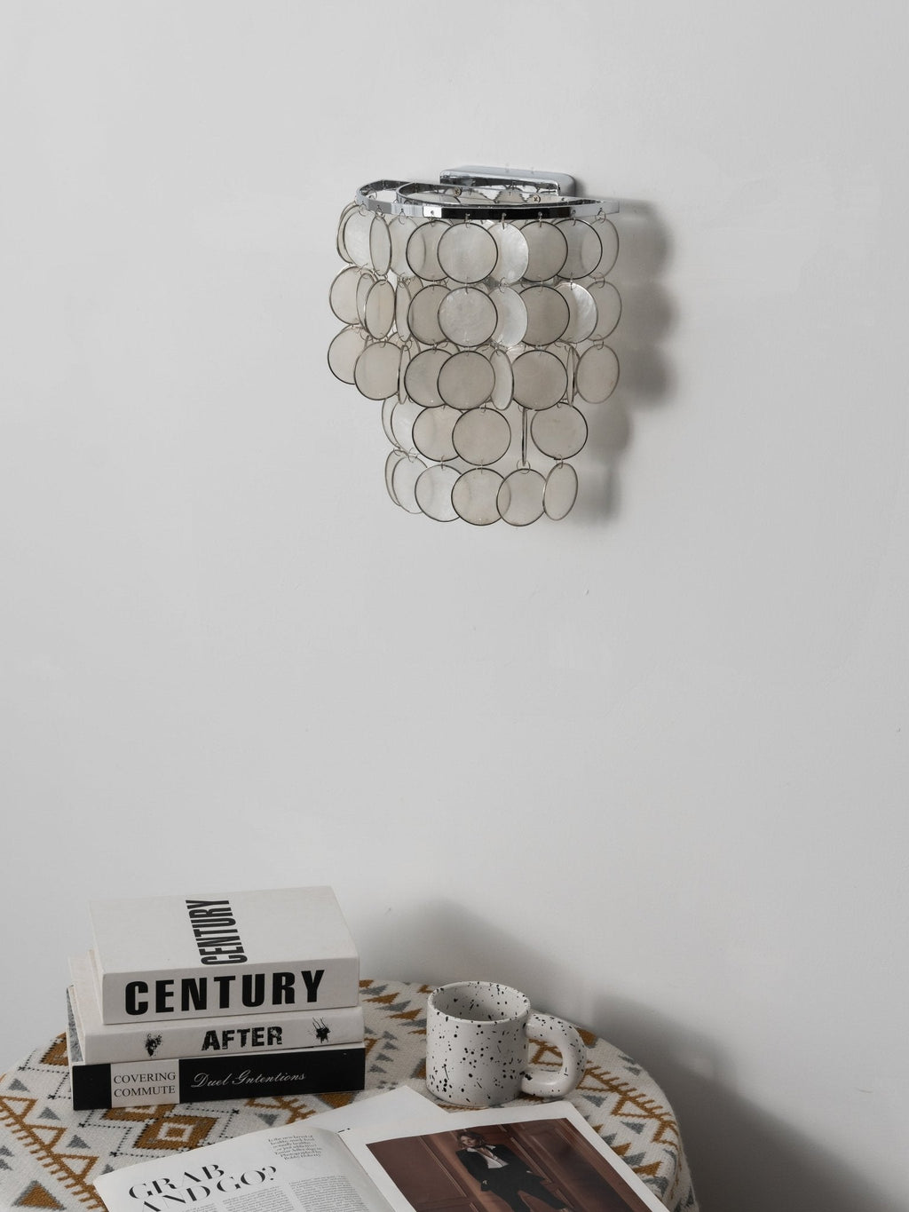 Pearl Shell Wall Lamp by Bling Lighting Studio