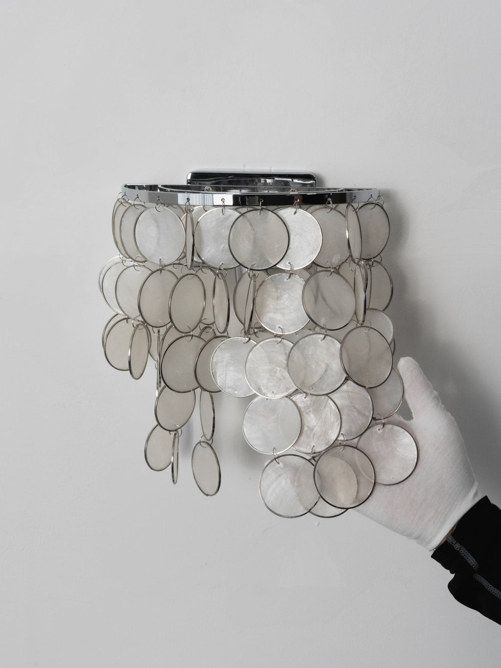 Pearl Shell Wall Lamp by Bling Lighting Studio