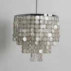 Pearl Shell Chandelier by Bling Lighting Studio