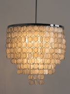 Pearl Shell Chandelier by Bling Lighting Studio