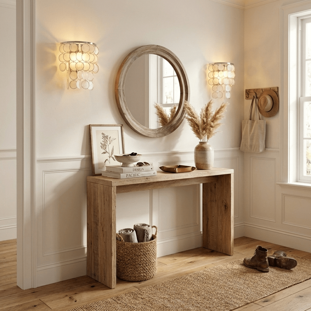 Pearl Shell Wall Lamp by Bling Lighting Studio
