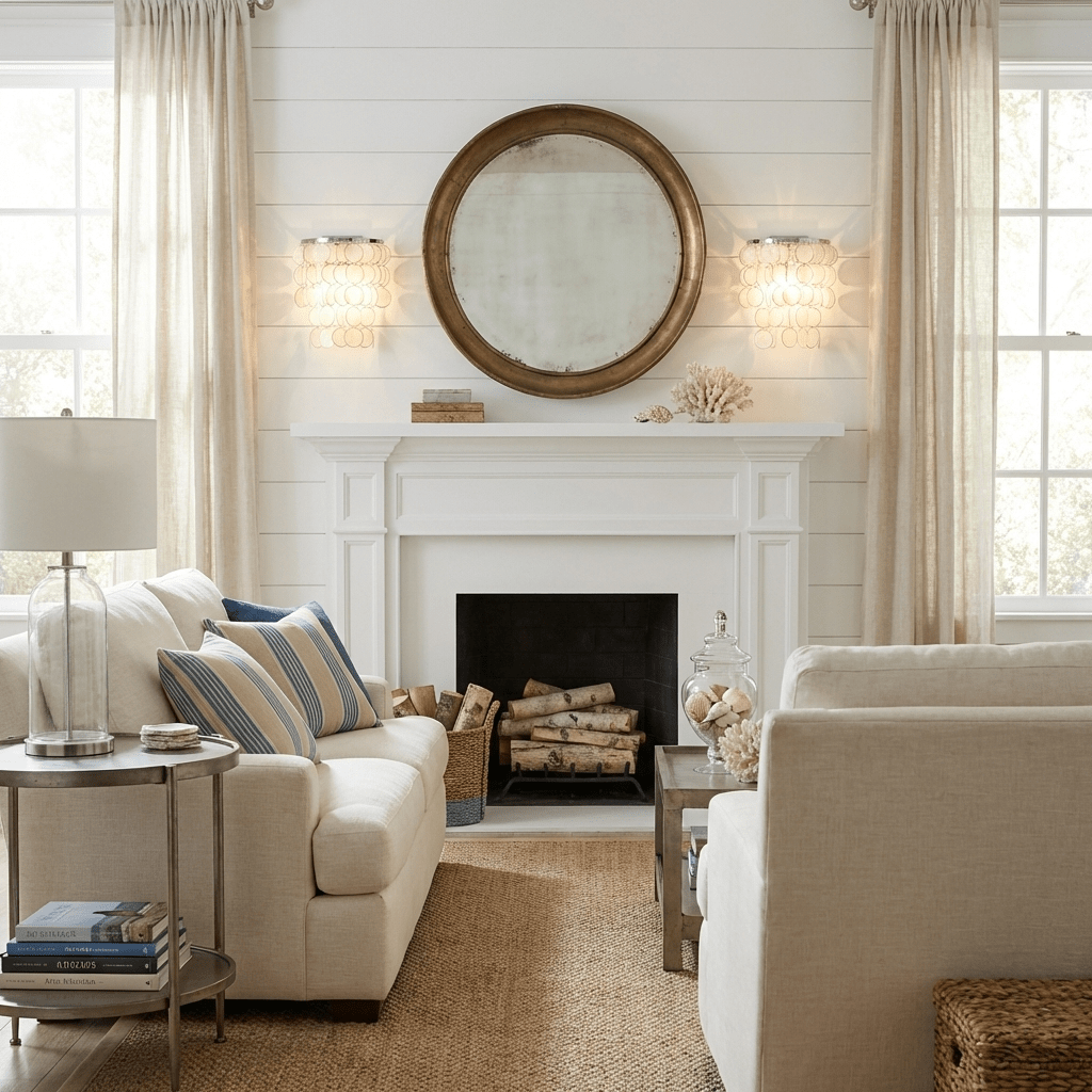 Pearl Shell Wall Lamp by Bling Lighting Studio