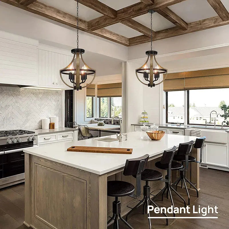 Petunia Rustic Foyer Lighting - Bling Lighting Studio