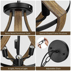 Petunia Rustic Foyer Lighting - Bling Lighting Studio