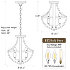 Petunia Rustic Foyer Lighting - Bling Lighting Studio