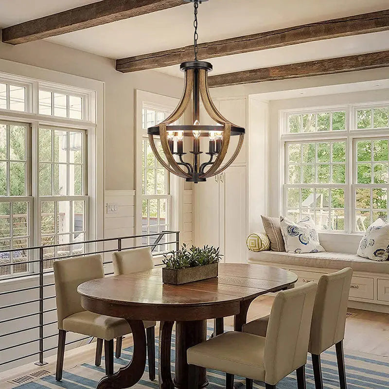 Petunia Rustic Foyer Lighting - Bling Lighting Studio