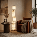 Pillar Alabaster Floor Lamp by Bling Lighting Studio