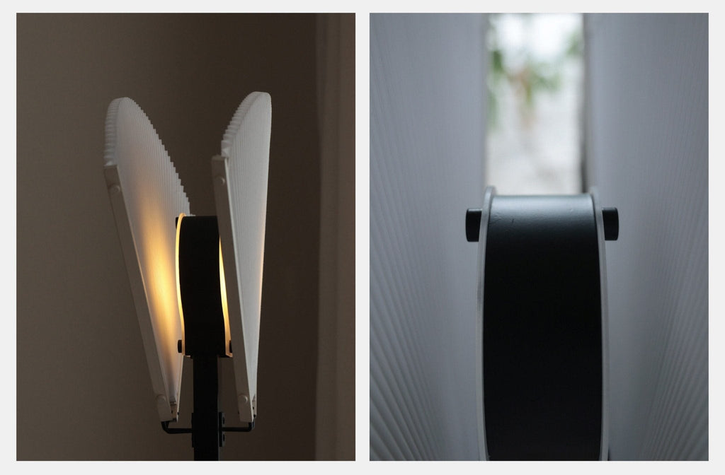 Pleated Fan Floor Lamp by Bling Lighting Studio
