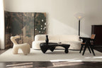 Pleated Fan Floor Lamp by Bling Lighting Studio