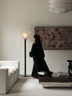 Pleated Fan Floor Lamp by Bling Lighting Studio