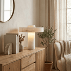 Plinth Alabaster Table Lamp by Bling Lighting Studio
