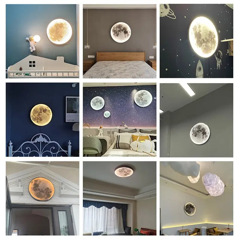Polina Led Moon Wall Light - Bling Lighting Studio