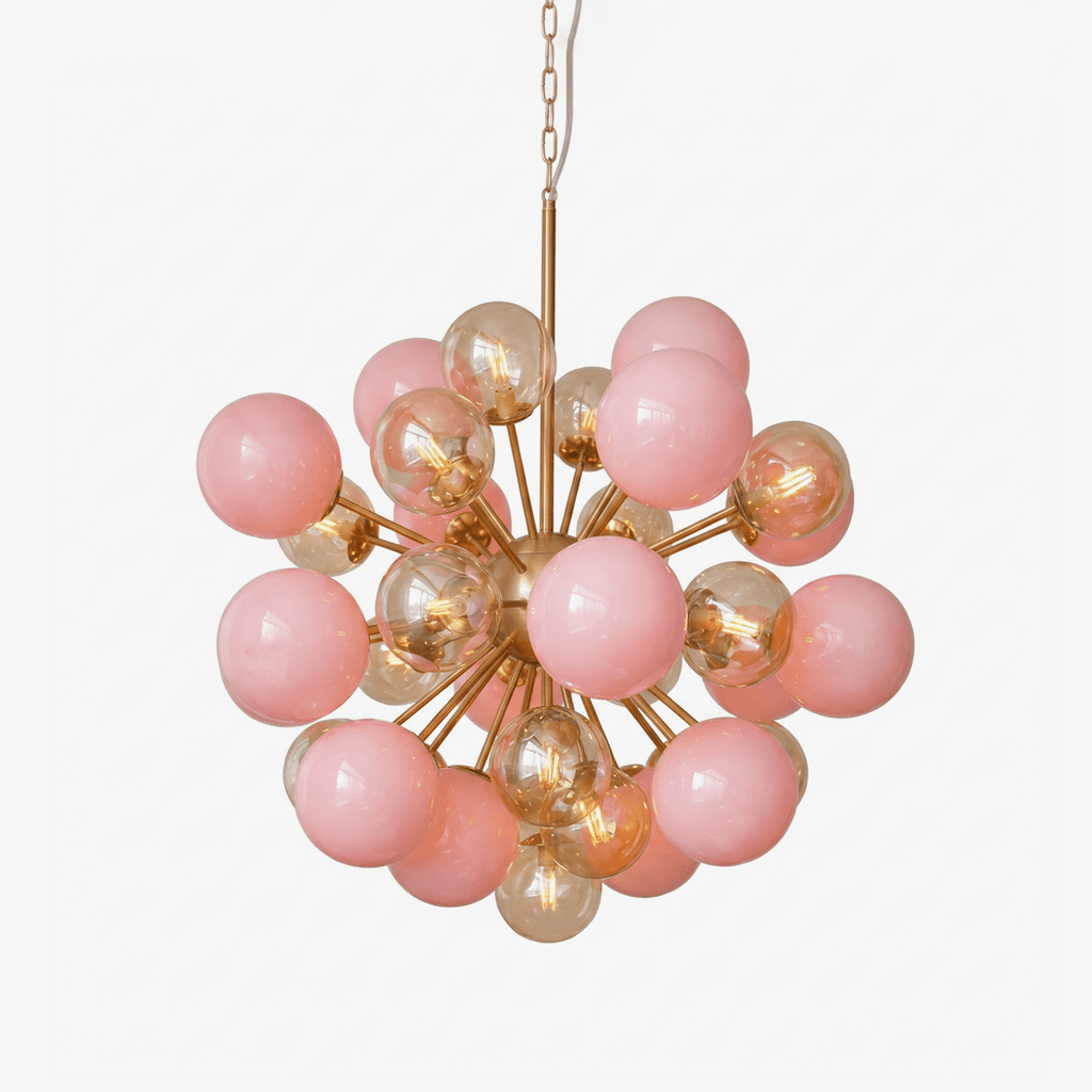Pomelia Murano Glass Globe Sputnik Chandelier by Bling Lighting Studio