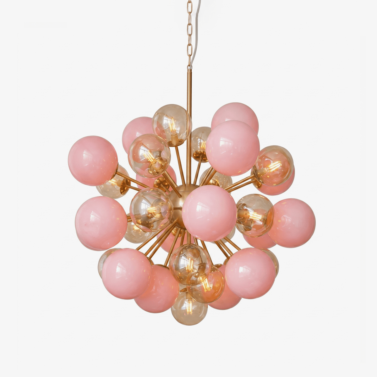 Pomelia Murano Glass Globe Sputnik Chandelier by Bling Lighting Studio